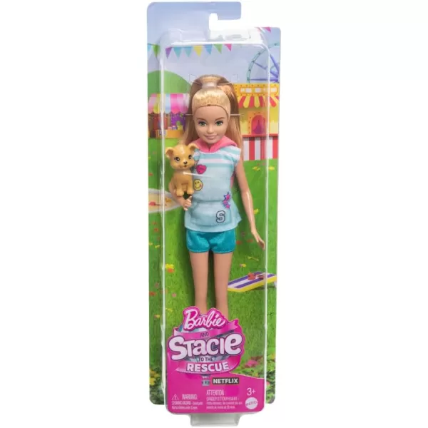 Barbie Ligaya Doll with Pet Dog from and Stacie to The Rescue Movie Toys Dark Hair DollStacie