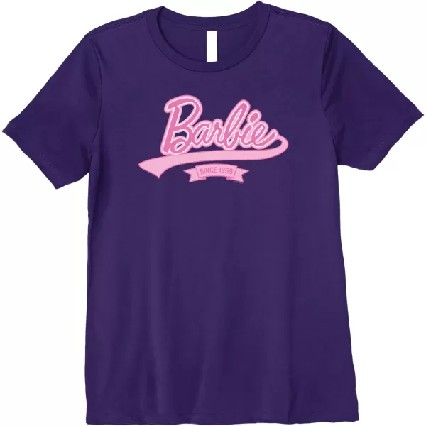 Barbie Logo  Since 1959 Premium TShirtPurple