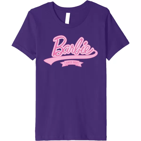 Barbie Logo  Since 1959 Premium TShirtPurple