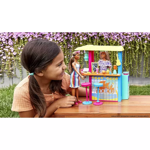 Barbie Loves The Ocean Beach Shack Playset with 18 Accessories Made from Recycled Plastics Gift for 3 to 7 Year OldsBarbie Loves The Ocean Beach Shack Playset with 18 Accessories Made from Recycled Plastics Gift for 3 to 7 Year Olds