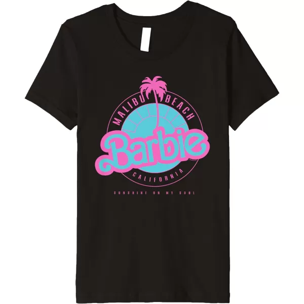 Barbie Malibu Beach California Premium TShirtBlack