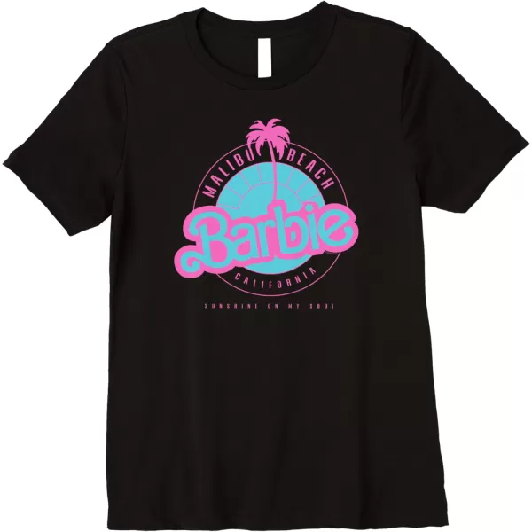 Barbie Malibu Beach California Premium TShirtBlack