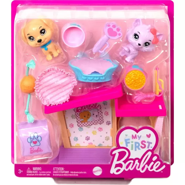 Barbie My First Barbie Accessories Story Starter School Pack with Chalkboard amp Classroom Pets Toys amp Gifts for Little Kids 135inch ScaleMy First Story Starter Pack