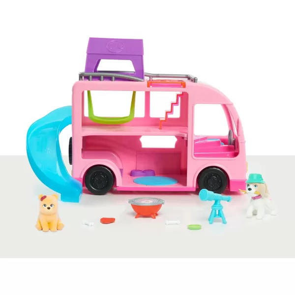 Barbie Pet Camper 11pieces Toy Figures and Playset Kids Toys for Ages 3 Up by Just PlayBarbie Pet Camper 11pieces Toy Figures and Playset Kids Toys for Ages 3 Up by Just Play