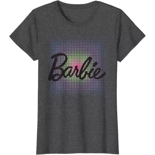 Barbie Pixel Vision TShirtDark Heather Grey