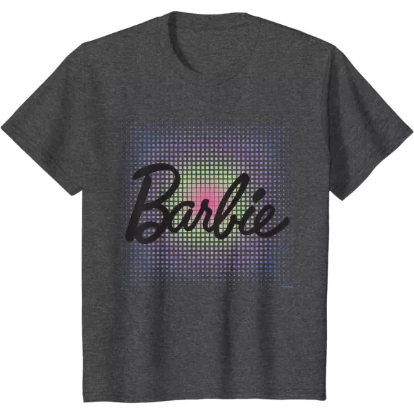 Barbie Pixel Vision TShirtDark Heather Grey