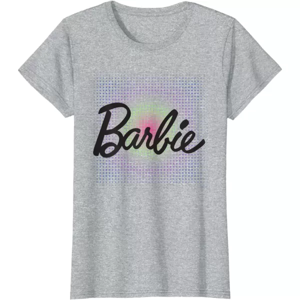 Barbie Pixel Vision TShirtHeather Grey