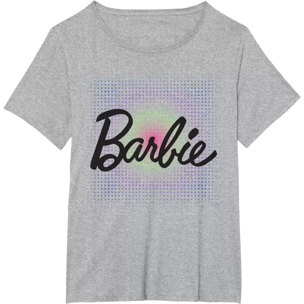 Barbie Pixel Vision TShirtHeather Grey
