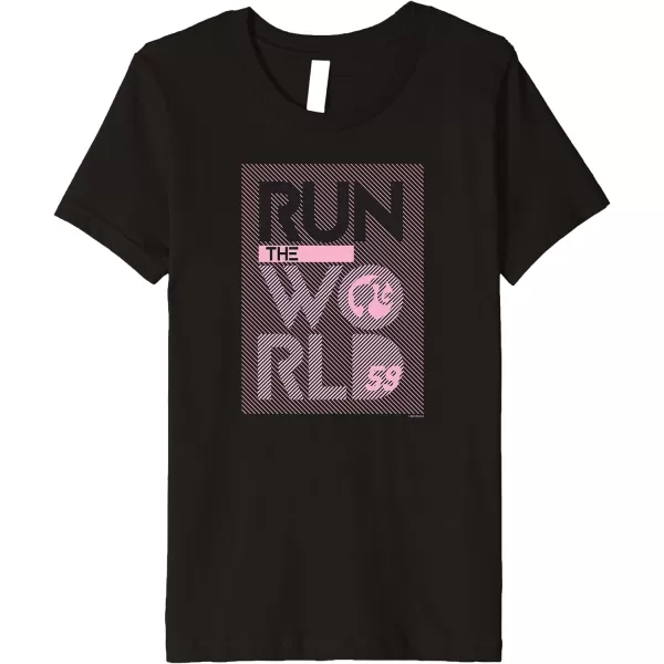 Barbie Run the World Premium TShirtBlack