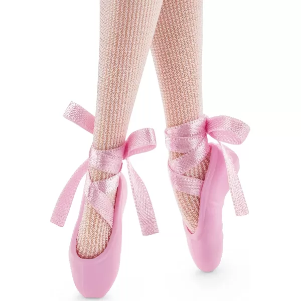 Barbie Signature Doll Ballet Wishes Posable Brunette With Ballerina Costume Tutu Tiara and Pointe Shoes