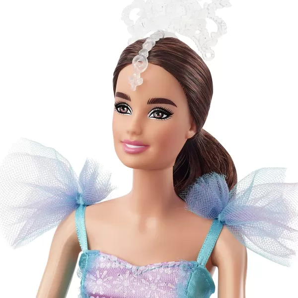 Barbie Signature Doll Ballet Wishes Posable Brunette With Ballerina Costume Tutu Tiara and Pointe Shoes