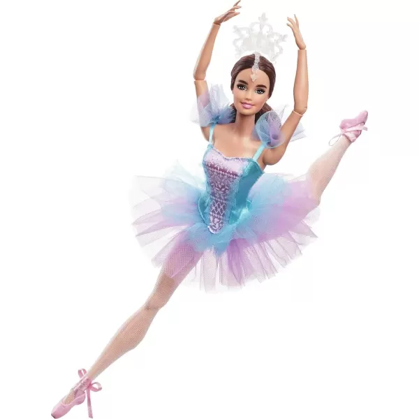 Barbie Signature Doll Ballet Wishes Posable Brunette with Ballerina Costume Tutu Tiara and Pointe ShoesBarbie Signature Doll Ballet Wishes Posable Brunette with Ballerina Costume Tutu Tiara and Pointe Shoes