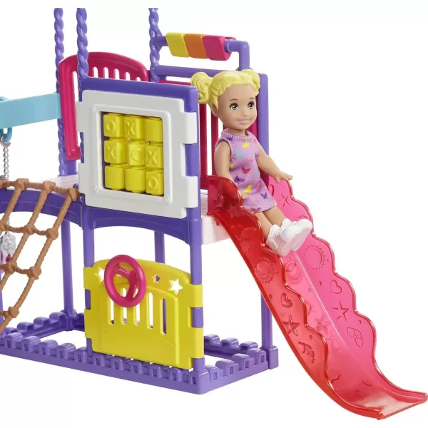 Barbie Skipper Babysitters Inc Climb n Explore Playground Dolls amp Playset with Babysitting Toddler Doll Play Station Moldable Sand amp Accessories for Kids 3 to 7 Years Oldsingle