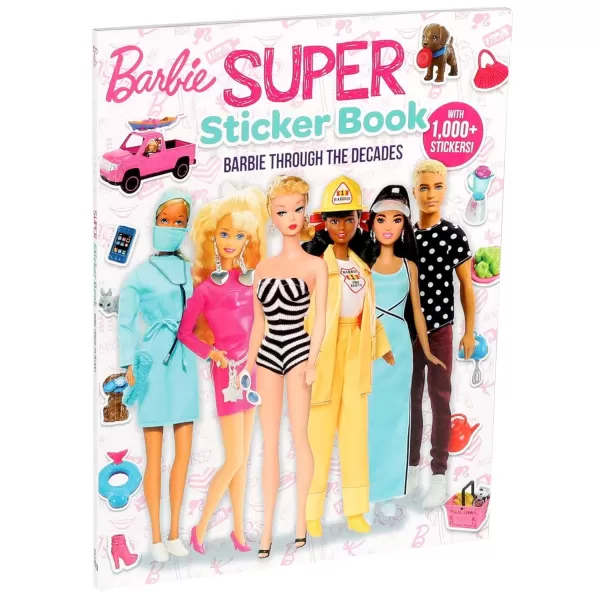 Barbie Super Sticker Book Through the Decades 1001 StickersBarbie Super Sticker Book Through the Decades 1001 Stickers