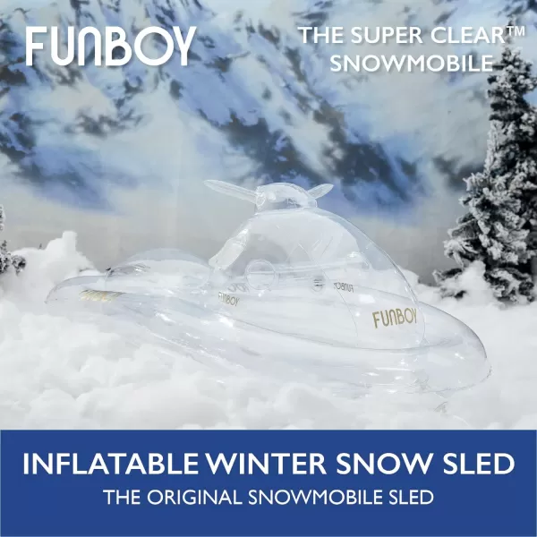 Barbie The Movie x FUNBOY Snowmobile Snow SledClear Single