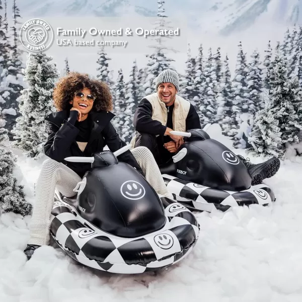 Barbie The Movie x FUNBOY Snowmobile Snow SledHappy Face Two Pack