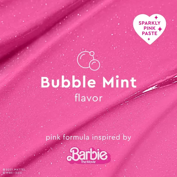 Barbie The Movie x MOON Bubble Mint Whitening Stain Removal Toothpaste FluorideFree Bubble Gum Pink for Kids and AdultsBarbie The Movie x MOON Bubble Mint Whitening Stain Removal Toothpaste FluorideFree Bubble Gum Pink for Kids and Adults