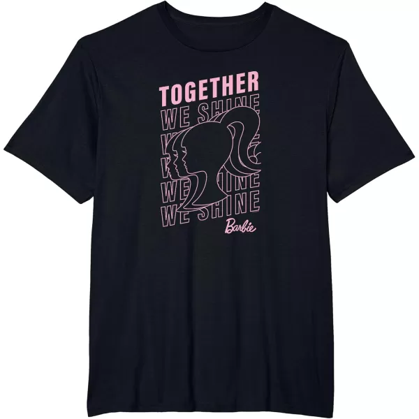 Barbie Together We Shine Silhouette TShirtBlack