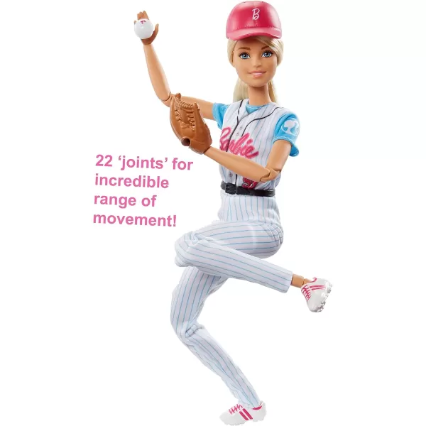 Barbie UltraFlexible Baseball Doll with MittBarbie UltraFlexible Baseball Doll with Mitt