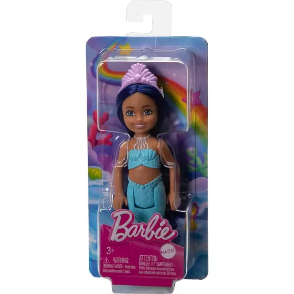 Barbie UnicornInspired Chelsea Doll with Green Hair Unicorn Toys Horn Headband and Detachable TailBlue Hair Mermaid