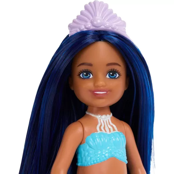 Barbie UnicornInspired Chelsea Doll with Green Hair Unicorn Toys Horn Headband and Detachable TailBlue Hair Mermaid