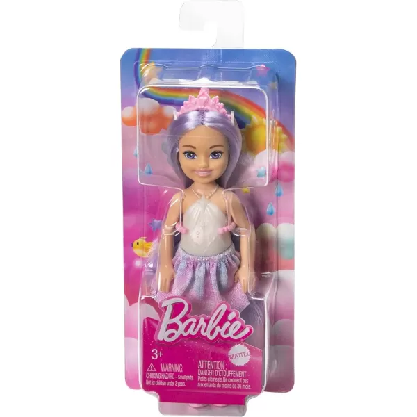 Barbie UnicornInspired Chelsea Doll with Green Hair Unicorn Toys Horn Headband and Detachable TailPurple Hair Unicorn