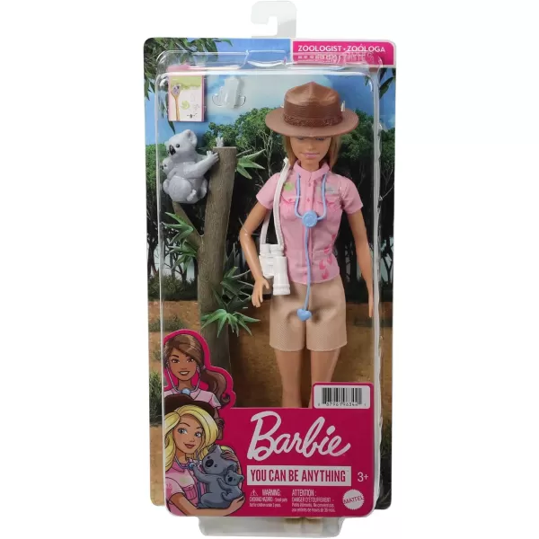 Barbie Zoologist Doll 12 inches Roleplay Clothing amp Accessories Koala amp Baby Figure Feeding Bottle Stethoscope Binoculars amp Clipboard Great Toy for Ages 3 Years Old amp UpBarbie Zoologist Doll 12 inches Roleplay Clothing amp Accessories Koala amp Baby Figure Feeding Bottle Stethoscope Binoculars amp Clipboard Great Toy for Ages 3 Years Old amp Up