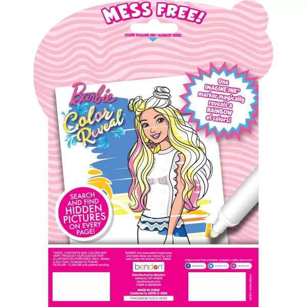 Bendon Barbie Mattel 20Page Imagine Ink Magic Pictures with 1 Mess Free Marker 47002Bendon Barbie Mattel 20Page Imagine Ink Magic Pictures with 1 Mess Free Marker 47002