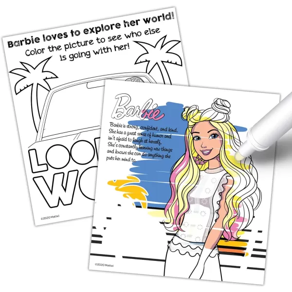 Bendon Barbie Mattel 20Page Imagine Ink Magic Pictures with 1 Mess Free Marker 47002Bendon Barbie Mattel 20Page Imagine Ink Magic Pictures with 1 Mess Free Marker 47002