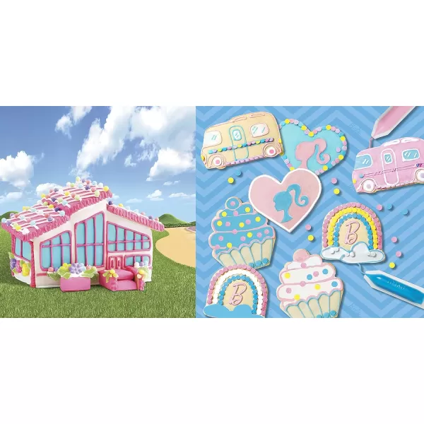 CreateATreat Gingerbread House Cookie Kit Barbie Vanilla Cookie Dreamhouse and Barbie Vanilla Cookie Decorating Kit 3971 ozCreateATreat Gingerbread House Cookie Kit Barbie Vanilla Cookie Dreamhouse and Barbie Vanilla Cookie Decorating Kit 3971 oz