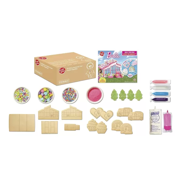 CreateATreat Gingerbread House Cookie Kit Barbie Vanilla Cookie Dreamhouse and Barbie Vanilla Cookie Decorating Kit 3971 ozCreateATreat Gingerbread House Cookie Kit Barbie Vanilla Cookie Dreamhouse and Barbie Vanilla Cookie Decorating Kit 3971 oz