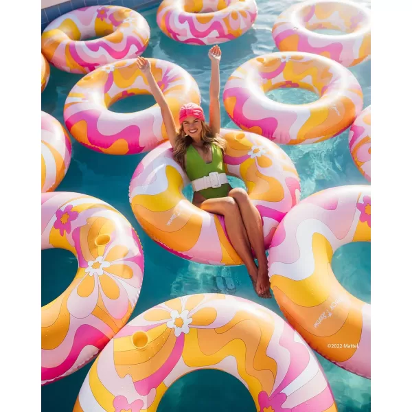 FUNBOY amp Barbie Luxury Dream Tube Pool Float Oversized 50 Adult Tube Float with Cup HolderFUNBOY amp Barbie Luxury Dream Tube Pool Float Oversized 50 Adult Tube Float with Cup Holder