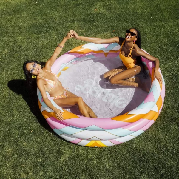 FUNBOY amp Malibu Barbie Luxury Inflatable Summer Dream Kiddie Pool Perfect For A Summer Pool Party MediumKiddie Pool