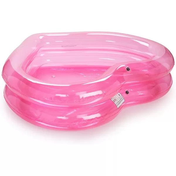 FUNBOY amp Malibu Barbie Luxury Inflatable Summer Dream Kiddie Pool Perfect For A Summer Pool Party MediumPink Heart