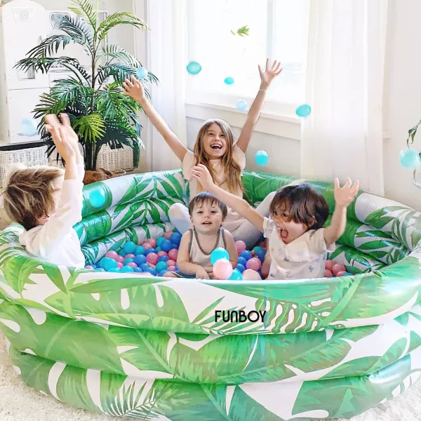 FUNBOY amp Malibu Barbie Luxury Inflatable Summer Dream Kiddie Pool Perfect For A Summer Pool Party MediumTropical