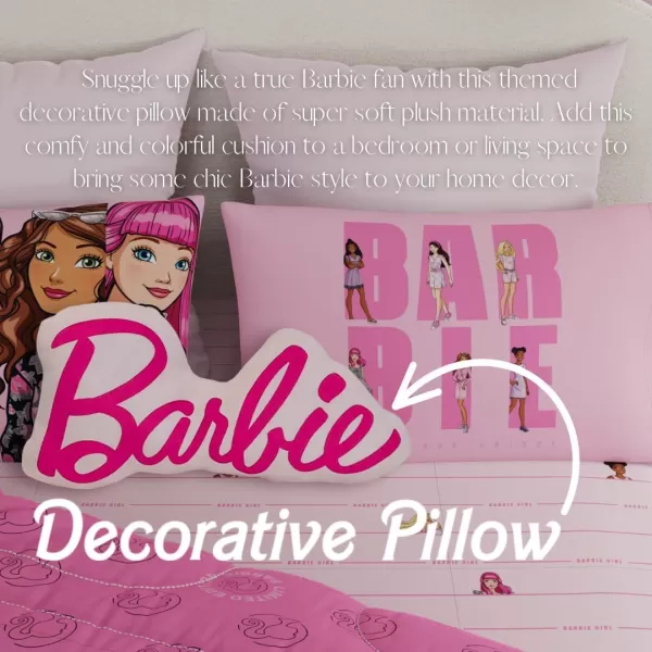 Franco Barbie Movie Luxe Super Soft Plush Squishy Decorative Pillow 17 InchBarbie 17 Inch