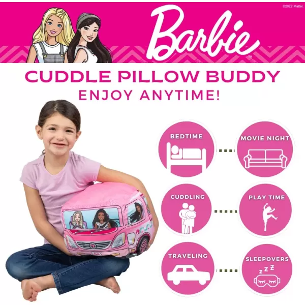 Franco Barbie Purse Pillow Bedding Super Soft Plush Pink PurseBag Shapped Cuddle Pillow Buddy 100 Official Licensed Barbie Product1 Count Pack of 1 Barbie Rv Camper