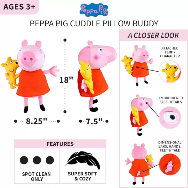 Franco Barbie Purse Pillow Bedding Super Soft Plush Pink PurseBag Shapped Cuddle Pillow Buddy 100 Official Licensed Barbie Product1 Count Pack of 1 Peppa Pig