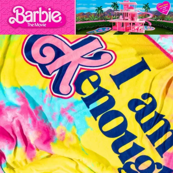 Franco Collectibles Barbie Movie Bedding Super Soft Slik Touch Throw Barbiecore 46 in x 60 in 100 Officially Licensed Product46 in x 60 in I Am Kenough