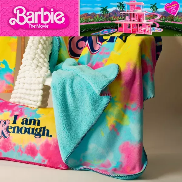 Franco Collectibles Barbie Movie Bedding Super Soft Slik Touch Throw Barbiecore 46 in x 60 in 100 Officially Licensed Product46 in x 60 in I Am Kenough