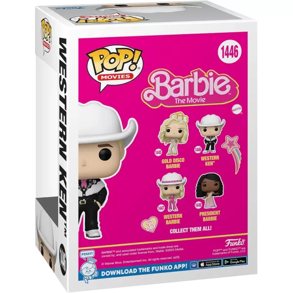 Funko Pop Movies Barbie  Western KenFunko Pop Movies Barbie  Western Ken