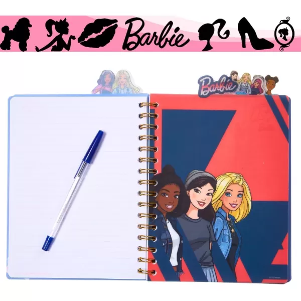 Innovative Designs Barbie Tab Journal Notebook Spiral Bound 96 Lined Pages 8 x 7 inches PurpleInnovative Designs Barbie Tab Journal Notebook Spiral Bound 96 Lined Pages 8 x 7 inches Purple