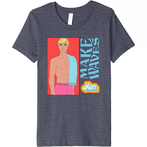 Ken  Make Waves Premium TShirtHeather Blue