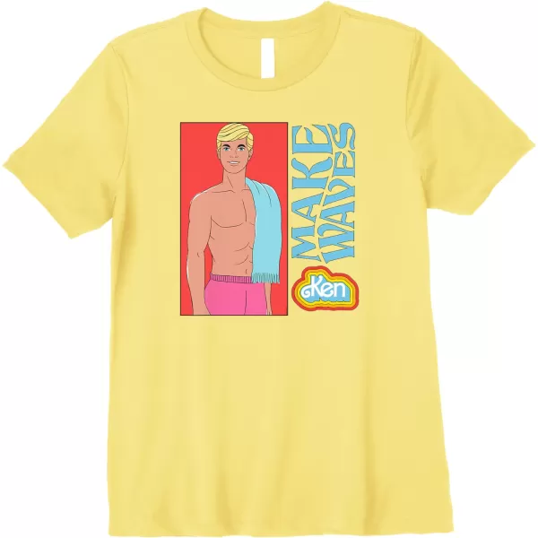 Ken  Make Waves Premium TShirtLemon Yellow