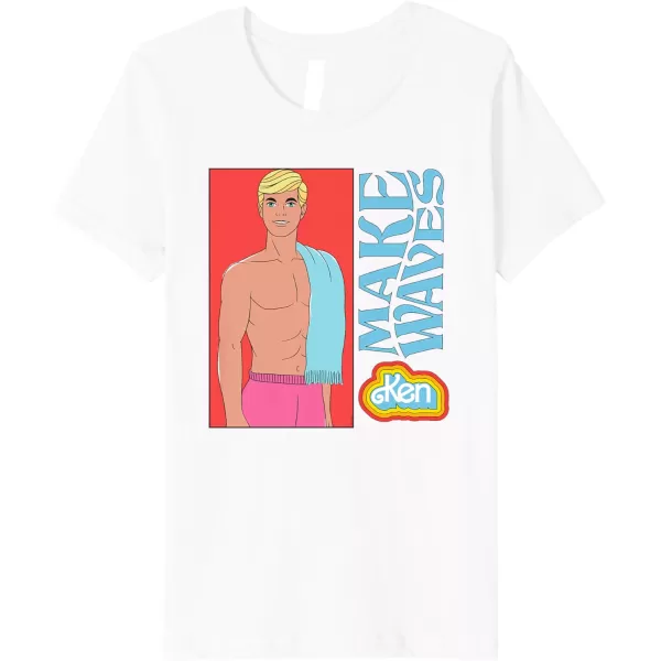 Ken  Make Waves Premium TShirtWhite