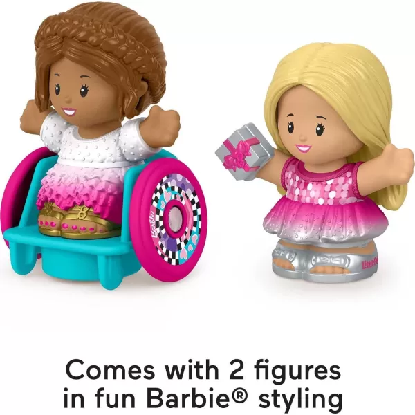 Little People Barbie Toddler Toys Party Figure Pack 2 Characters for Pretend Play Ages 18 MonthsParty