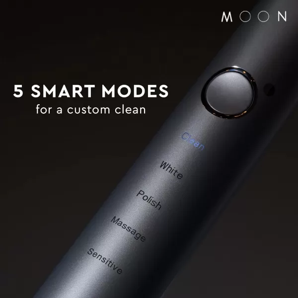 Moon Barbie The Movie x Pink Sonic Electric Toothbrush for Adults 5 Smart Modes to Clean Whiten Massage and Polish Teeth Rechargeable with Travel CasePlatinum