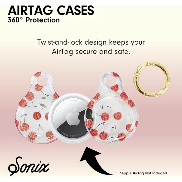 Sonix Cases for Apple AirTags with Keychain Barbie  IconicCherry