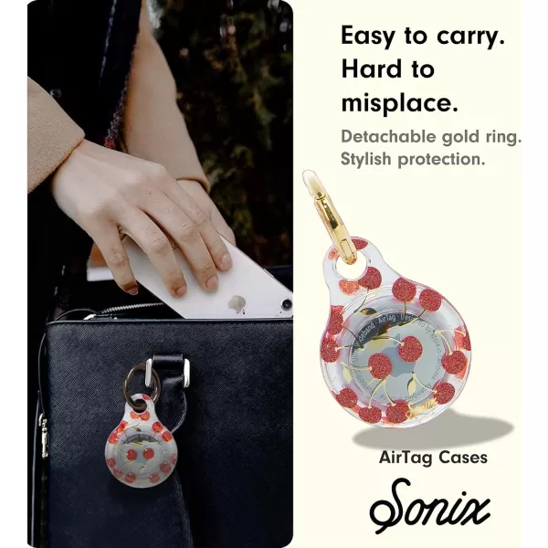 Sonix Cases for Apple AirTags with Keychain Barbie  IconicCherry