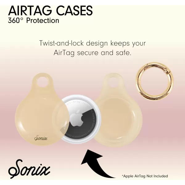 Sonix Cases for Apple AirTags with Keychain Barbie  IconicJelly Apricot